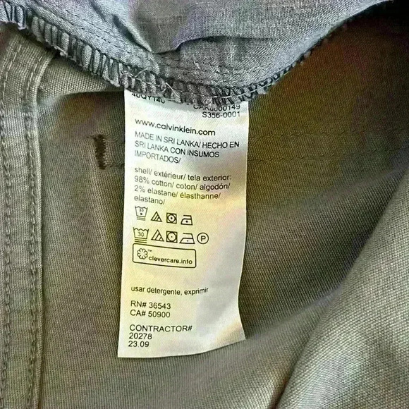 Calvin Klein NWT Gray Slim Fit Flex Waist Stretch 5 Pocket Denim Mens Jean 38W - Picture 13 of 15